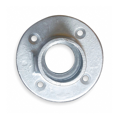 High Quality Steel Structural Rail Pipe Fitting Floor Clamps Malleable Cast Iron Support Railings Flanges Pipe Fittings Malleable Iron Support Safety Guardrails
