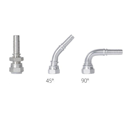 Casting Carbon Steel Galvanized Stainless Steel For Buckling High Pressure Oil-Rubber Hydraulic Pipe Joint / Hydraulic Pipe Joints